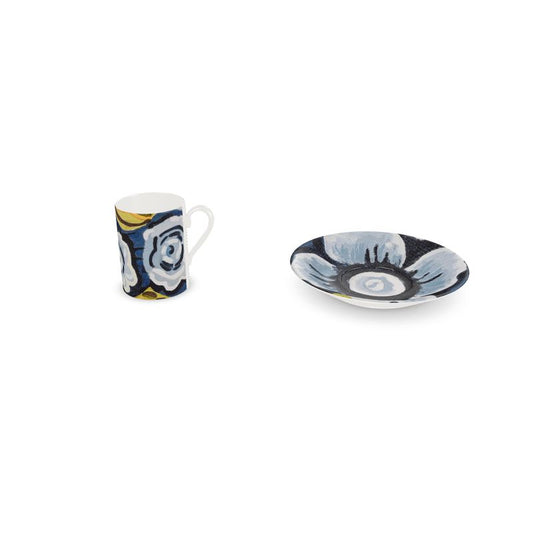 Espresso Cup & Saucer - A Deer Detail