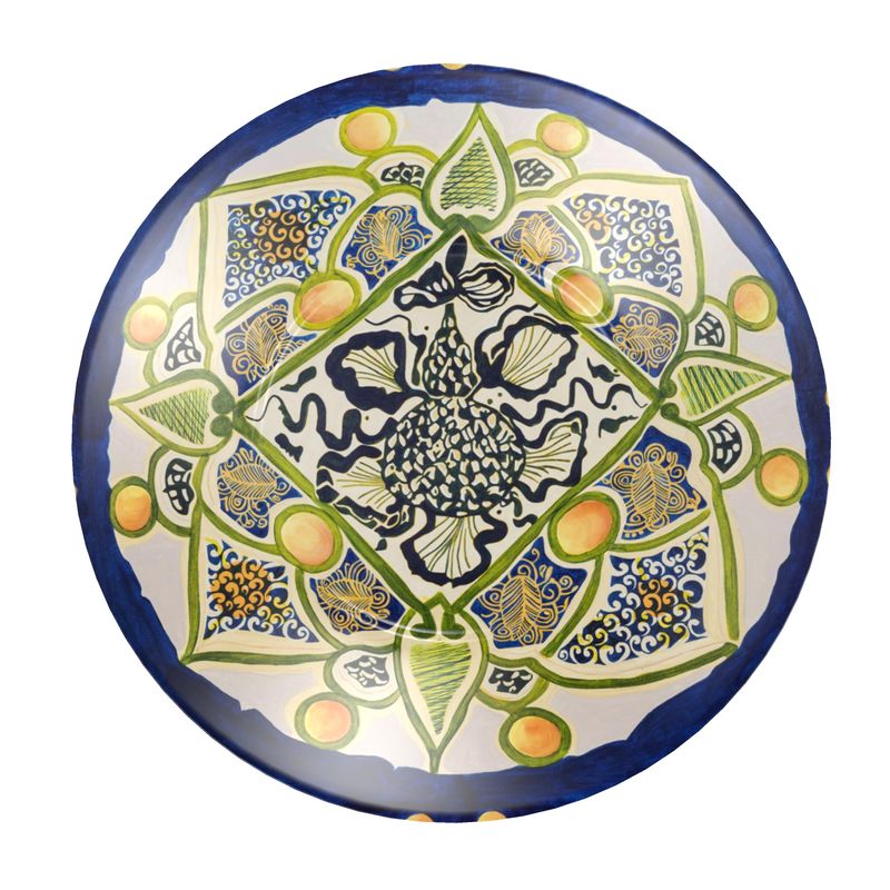 Tea Coffee Cup & Saucer - Triangles and Snakes
