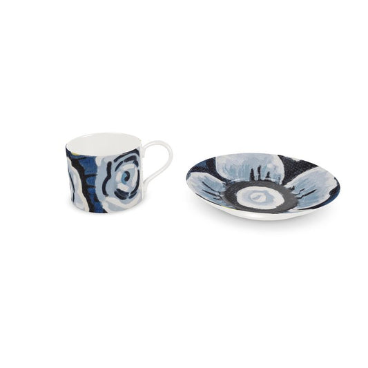 Tea Cup & Saucer - A Deer Detail