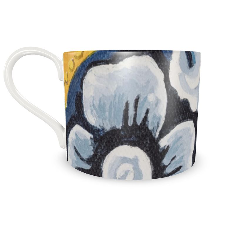 Tea Cup & Saucer - A Deer Detail