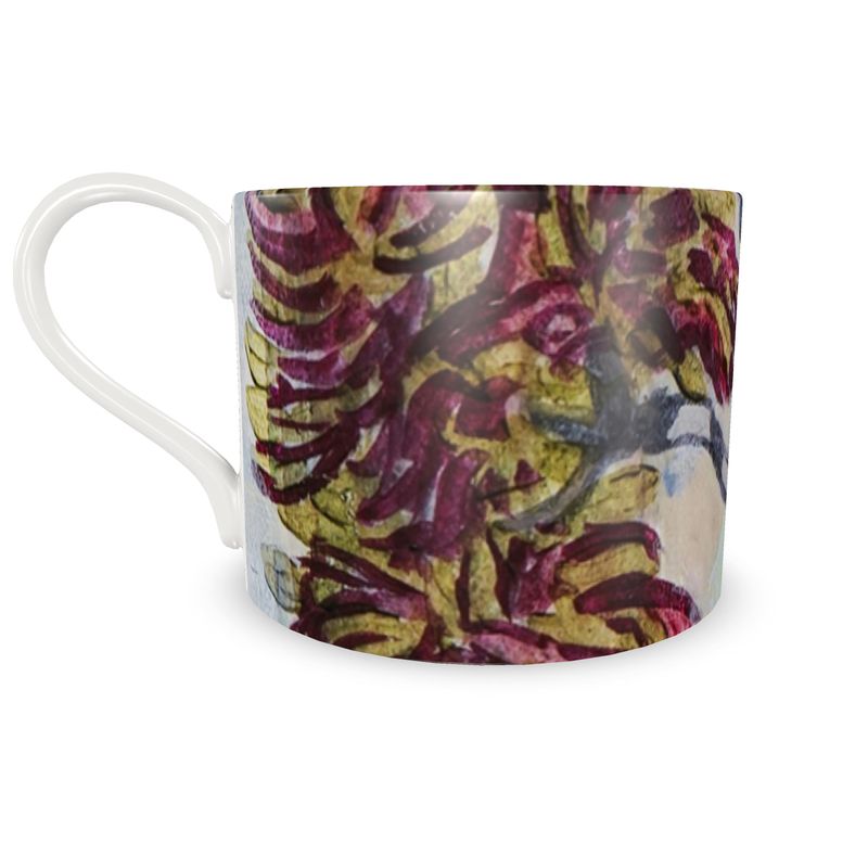 Tea Cup & Saucer - Tigers in Search