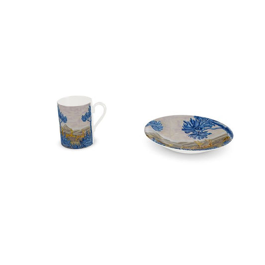 Espresso Cup & Saucer - Dusk on the Planes