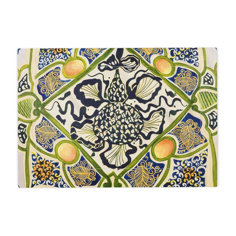Fabric Placemats - Triangles and Snakes