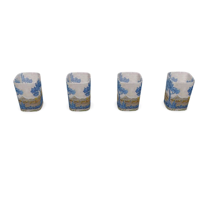 Vodka Shot Glasses - Dusk on the Planes