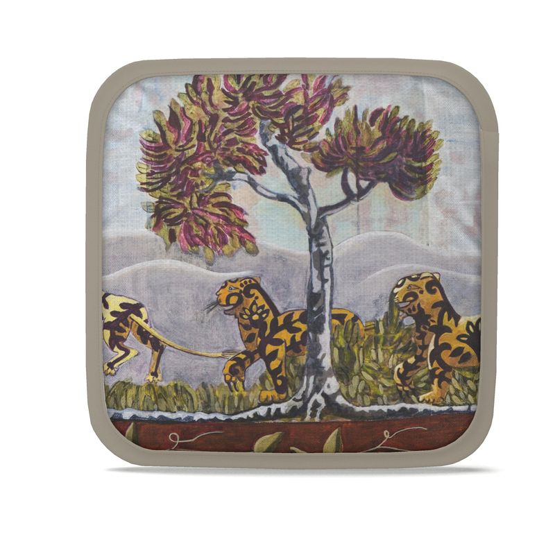 Pot Holders - Tigers in Search